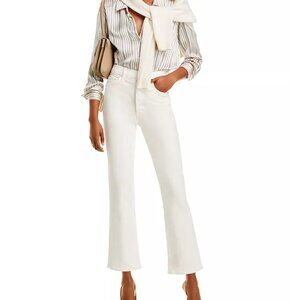 The Tripper High Rise Ankle Jeans in Cream Puff